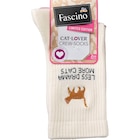 Crew Socken mit Katzen-Motiv beige + rosa Gr. 35-38 im Angebot bei dm-drogerie markt in Ingolstadt Crew Socken mit Katzen-Motiv beige + rosa Gr. 35-38 Angebote von Fascino bei dm-drogerie markt Ingolstadt für 5,95 €