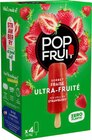 -30% de REMISE IMMÉDIATE sur la gamme des glaces POP - Pop Fruit / Pop Polo dans le catalogue Cora