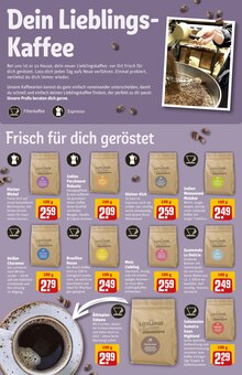 Kaffeebohnen im REWE Prospekt "Dein Markt" mit 32 Seiten (Hamburg)
