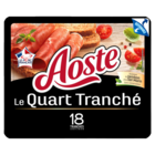 Jambon cru "Le Quart tranché" - AOSTE en promo chez Carrefour Amiens à 5,70 €
