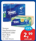 Taschentücher Softpack von Tempo im aktuellen budni Prospekt