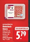 Rinderhackfleisch von GUT&GÜNSTIG für 5,79 € bei E center im Angebot Rinderhackfleisch von GUT&GÜNSTIG im aktuellen E center Prospekt