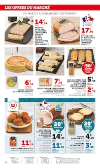 Promotion Comté dans le prospectus Super U, valable du 02/09/2025 au 14/09/2025 Promo Comté dans le catalogue Super U du moment à la page 24