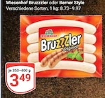 Aktuelle Bratwurst Angebote bei GLOBUS in Braunschweig Aktuelles Bruzzler Angebot bei GLOBUS in Braunschweig ab 3,49 €