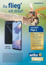 aetka Prospekt für Magdeburg mit 1 Seite aetka Prospekt für Magdeburg: "Da flieg’ ich drauf:", 1 Seite, 06.05.2022 - 31.05.2022