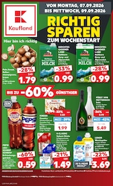 Kaufland Supermarkt Prospekt der aktuellen Woche mit 77 Seiten, gültig von 07.09.2026 bis 09.09.2026, in Hettstadt und Umgebung Aktueller Kaufland Supermarkt Prospekt in Hettstadt und Umgebung, "Hier bin ich richtig" mit 77 Seiten, 07.09.2026 - 09.09.2026