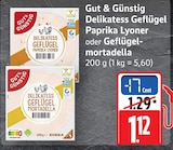 Delikatess Geflügel Paprika Lyoner bei E center im Oberkirch Prospekt für 1,12 €