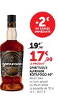 Spiritueux au rhum 40° - BOTAFOGO - Super U à Amiens Spiritueux au rhum 40° - BOTAFOGO en promo chez Super U Amiens à 17,90 €