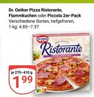 Pizza Ristorante im Angebot bei GLOBUS in Bensheim Pizza Ristorante Angebote von Dr. Oetker bei GLOBUS Bensheim für 1,99 €
