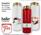 Kristalllicht im Angebot bei GLOBUS in Speyer Kristalllicht Angebote von hofer KERZEN bei GLOBUS Speyer für 7,99 €