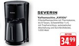 Kaffeemaschine KA9306 im Angebot bei E center in Neustadt Kaffeemaschine KA9306 Angebote von SEVERIN bei E center Neustadt für 34,99 €