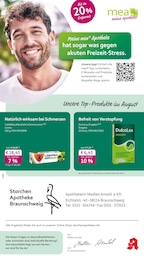 mea - meine apotheke Prospekt für Braunschweig mit 4 Seiten mea - meine apotheke Prospekt für Braunschweig: "Unsere August-Angebote", 4 Seiten, 01.08.2026 - 31.08.2026
