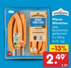 Wiener Würstchen von Gut Bartenhof für 2,49 € bei Netto Marken-Discount im Angebot Wiener Würstchen von Gut Bartenhof im aktuellen Netto Marken-Discount Prospekt