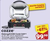 Elektrogrill E300 Combi Grill Angebote von cozze bei famila Nordwest Oldenburg für 99,99 €