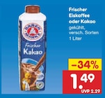 Frischer Eiskaffee oder Kakao im Angebot bei Netto Marken-Discount in Nürtingen Frischer Eiskaffee oder Kakao Angebote von Bärenmarke bei Netto Marken-Discount Nürtingen für 1,49 €