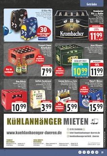 Krombacher im aktuellen EDEKA Prospekt (Düren) Krombacher im EDEKA Prospekt "Aktuelle Angebote" mit 24 Seiten (Düren)