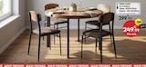 Table ronde et 4 chaises en promo chez Maxi Bazar Table ronde et 4 chaises dans le catalogue Maxi Bazar