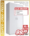 Drehtürenschrank Base Angebote bei Möbel AS Schwäbisch Hall für 99,95 €