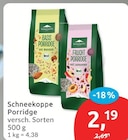 Porridge von Schneekoppe im aktuellen budni Prospekt