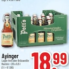 Lager Hell von Ayinger für 18,99 € bei Trinkgut im Angebot Lager Hell von Ayinger im aktuellen Trinkgut Prospekt