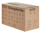 Umzugskarton für 1,50 € bei Sconto SB im Angebot Umzugskarton im aktuellen Sconto SB Prospekt