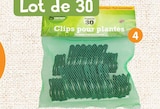 Promo Lot de 30 pinces pour plantes à 1,89 € dans le catalogue B&M à Saint-Marcel-lès-Valence