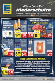 Aktueller EDEKA Prospekt, "Aktuelle Angebote", mit Angeboten der Woche, gültig von 22.06.2026 bis 22.06.2026