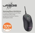 PC im V-Markt Prospekt Gaming Maus REAPER250 von uRage im aktuellen V-Markt Prospekt für 17,99 €