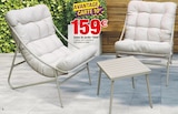Salon de jardin "Chill" - Bazarland à Avignon Salon de jardin "Chill" en promo chez Bazarland Avignon à 159,00 €