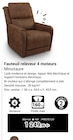 Technicien de Santé Ajaccio - Promo Fauteuil releveur 4 moteurs Minotaure Promo Fauteuil releveur 4 moteurs Minotaure à 1 249,90 € dans le catalogue Technicien de Santé à Ajaccio