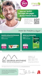Apotheken Prospekt von mea - meine apotheke in Floß Aktueller mea - meine apotheke Apotheken Prospekt für Floß: Unsere August-Angebote mit 4} Seiten, 01.08.2026 - 31.08.2026