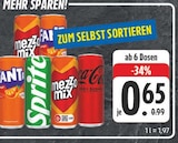 Aktuelles Coca-Cola, Fanta, Sprite oder Mezzo Mix Angebot bei EDEKA in Neumarkt (Oberpfalz) ab 0,65 €