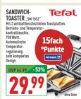 Sandwich-Toaster Angebote von Tefal bei Marktkauf Arnsberg für 29,99 €