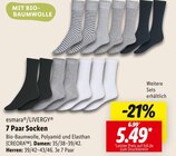 7 Paar Socken Angebote von esmara/LIVERGY bei Lidl Gummersbach für 5,49 €