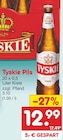 Tyskie Pils im Netto Marken-Discount Prospekt Tyskie Pils von Tyskie im aktuellen Netto Marken-Discount Prospekt für 12,99 €
