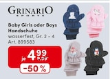 Baby Girls oder Boys Handschuhe Angebote von GRINARIO SPORTS bei AWG Freiberg für 4,99 €