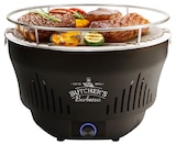 Holzkohle-Tischgrill mit Aktivbelüftung von Butcher's Barbecue im aktuellen REWE Prospekt