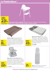Matelas Bébé Angebote im Prospekt "PRODUITS LAITIERS & VÉGÉTAUX !" von Carrefour auf Seite 57