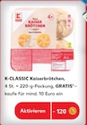 Kaiserbrötchen von K-CLASSIC im aktuellen Kaufland Prospekt für 