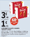 Promo 4 Bâtonnets glacés caramel Biscoff à 1,11 € dans le catalogue E.Leclerc à Bollène