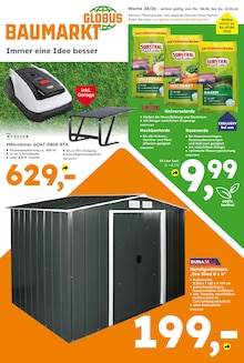 Globus-Baumarkt Prospekt Immer eine Idee besser mit 12 Seiten
