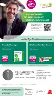 Aktueller mea - meine apotheke Prospekt für Leutkirch (Allgäu) und Ungebung, Seiten zum blättern mea - meine apotheke Prospekt Unsere November-Angebote mit Seiten in Leutkirch (Allgäu) und Umgebung