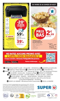 Promotion Pepsi dans le prospectus Super U, valable du 25/08/2026 au 06/09/2026 Promo Pepsi dans le catalogue Super U du moment à la page 28