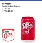 Dr Pepper im Angebot bei GLOBUS in Leipzig Dr Pepper Angebote von Dr Pepper bei GLOBUS Leipzig für 0,75 €
