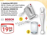Handmixer MFQ 3010 Angebote von Bosch bei GLOBUS Gera für 19,99 €