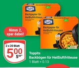 Backbögen für Heißluftfritteuse Angebote von Toppits bei GLOBUS Krefeld für 5,00 €