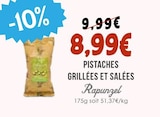 Pistaches grillées et salées - Rapunzel dans le catalogue Naturalia