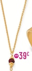Promo collier en argent doré et grenats à 39,00 € dans le catalogue E.Leclerc à Aubenas