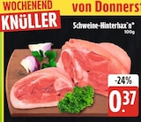 Schweine-Hinterhax bei EDEKA im Heimenkirch Prospekt für 0,37 €