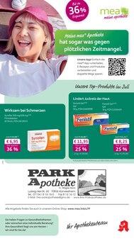 Aktueller mea - meine apotheke Prospekt "Unsere Juli-Angebote" für Kornwestheim Aktueller mea - meine apotheke Prospekt für Kornwestheim mit Seiten